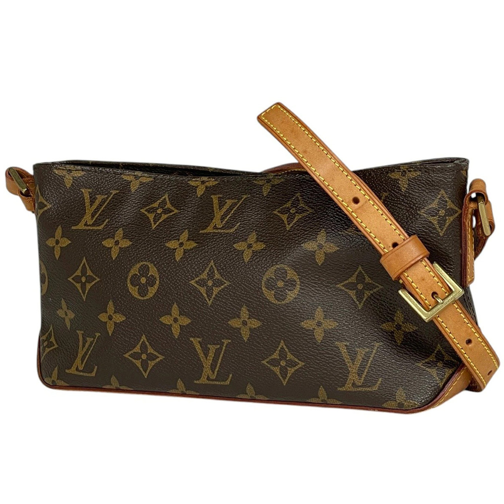 Louis Vuitton Trotteur Shoulder Bag Monogram Brown
